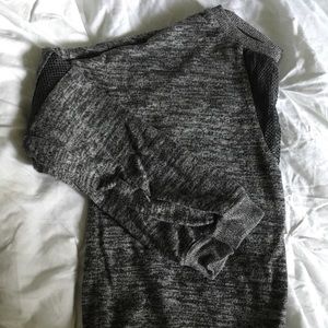 Crop long sleeve workout top